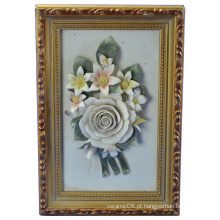 Flower Frame Artesanato em cerâmica 2380